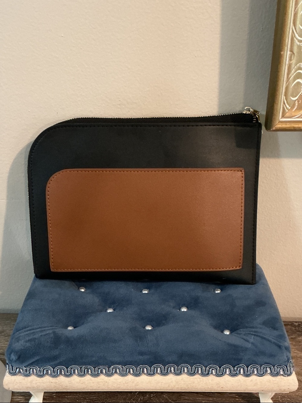 Lanvin Parfums Exclusively for Turkish Airlines Black Toiletry Pouch Bag EUC - Picture 2 of 4